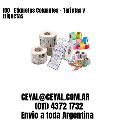 100 ‎ Etiquetas Colgantes – Tarjetas y Etiquetas