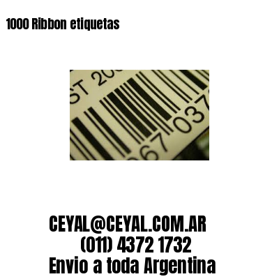 1000 Ribbon etiquetas