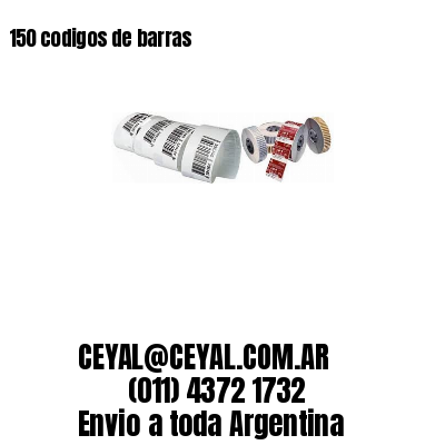 150 codigos de barras