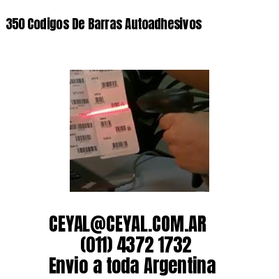 350 Codigos De Barras Autoadhesivos