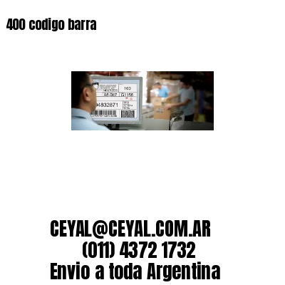 400 codigo barra