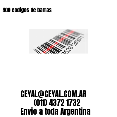 400 codigos de barras