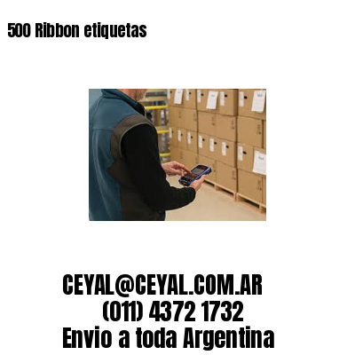 500 Ribbon etiquetas