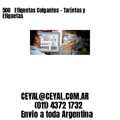 500 ‎ Etiquetas Colgantes – Tarjetas y Etiquetas