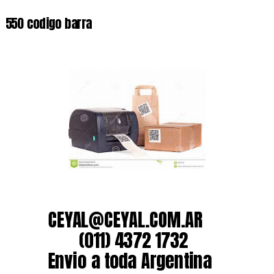 550 codigo barra