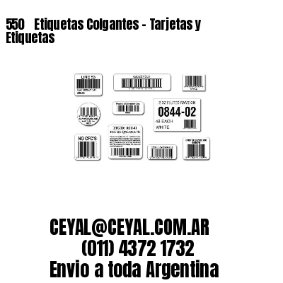 550 ‎ Etiquetas Colgantes – Tarjetas y Etiquetas