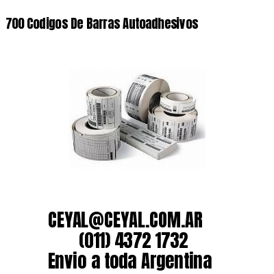 700 Codigos De Barras Autoadhesivos