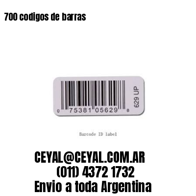 700 codigos de barras