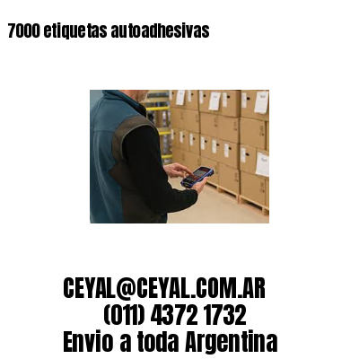 7000 etiquetas autoadhesivas