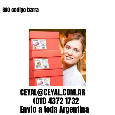 800 codigo barra