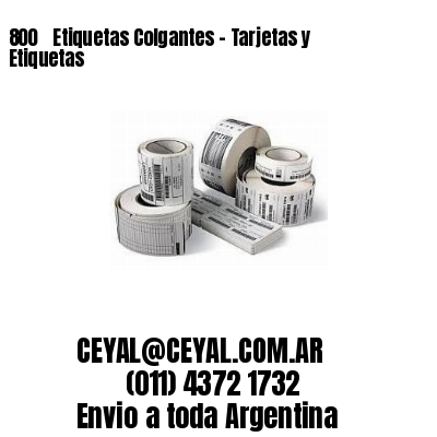 800 ‎ Etiquetas Colgantes – Tarjetas y Etiquetas