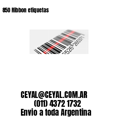 850 Ribbon etiquetas