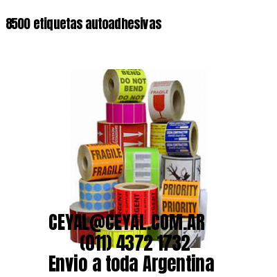 8500 etiquetas autoadhesivas