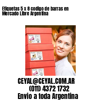 Etiquetas 5 x 8 codigo de barras en Mercado Libre Argentina