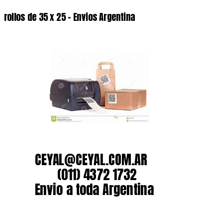 rollos de 35 x 25 – Envios Argentina