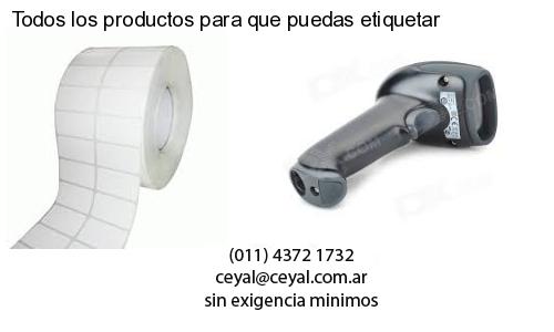 100 x 100 OPP  x 1000 etiquetas – Argentina