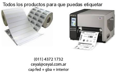 60 x 30 Termicas  x 1000 etiquetas – Argentina