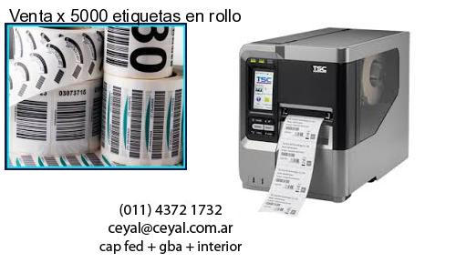 70 x 50 OPP  x 1000 etiquetas – Argentina