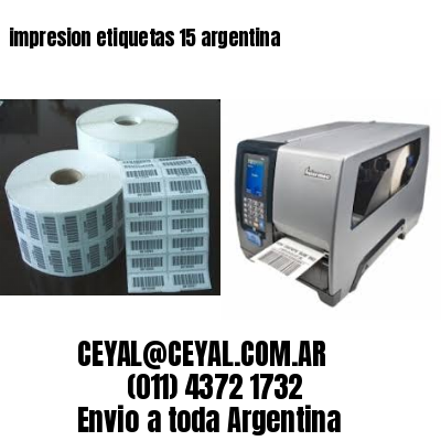 impresion etiquetas 15 argentina