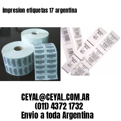 impresion etiquetas 17 argentina