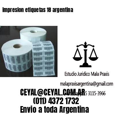 impresion etiquetas 18 argentina