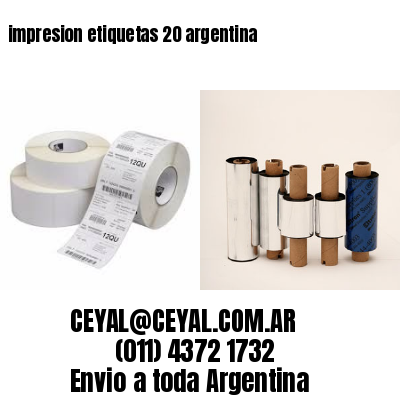 impresion etiquetas 20 argentina