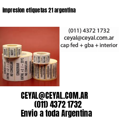 impresion etiquetas 21 argentina