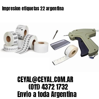 impresion etiquetas 22 argentina