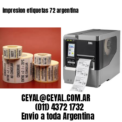 impresion etiquetas 72 argentina