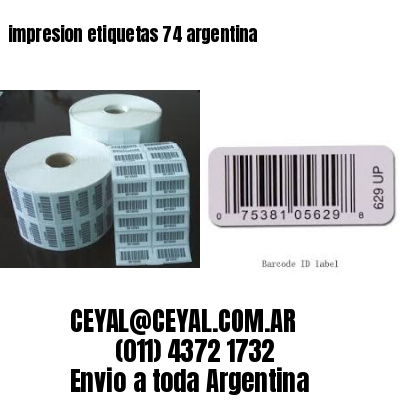 impresion etiquetas 74 argentina