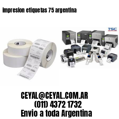 impresion etiquetas 75 argentina