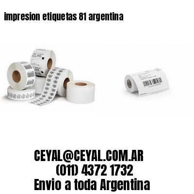 impresion etiquetas 81 argentina