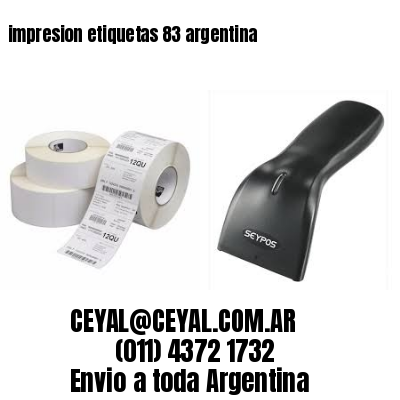 impresion etiquetas 83 argentina