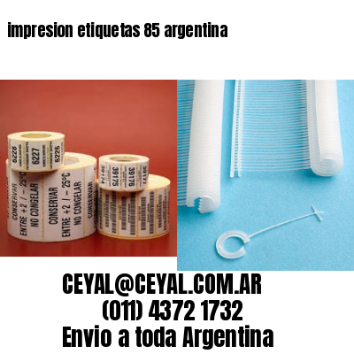 impresion etiquetas 85 argentina