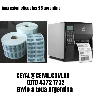 impresion etiquetas 95 argentina