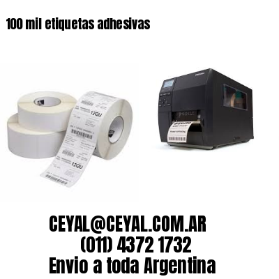 100 mil etiquetas adhesivas