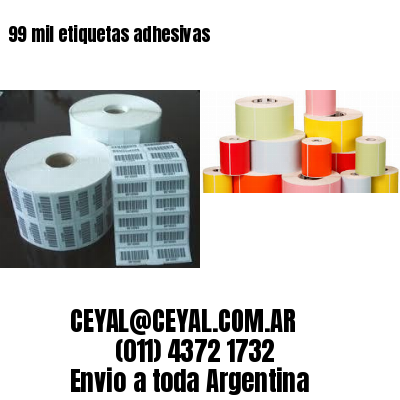 99 mil etiquetas adhesivas