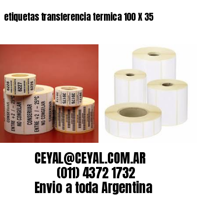 etiquetas transferencia termica 100 X 35