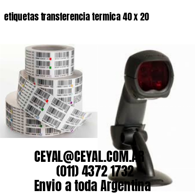 etiquetas transferencia termica 40 x 20