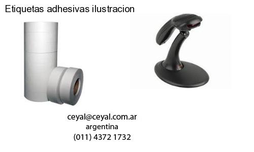 Etiquetas adhesivas ilustracion