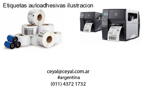 Etiquetas autoadhesivas ilustracion