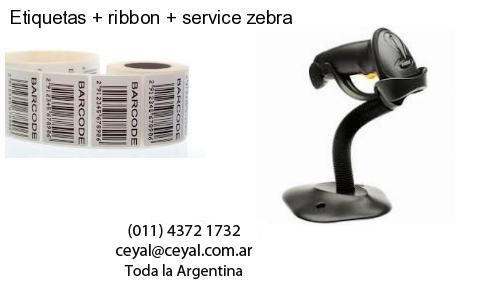 Etiquetas   ribbon   service zebra