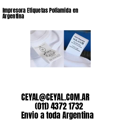 Impresora Etiquetas Poliamida en   Argentina