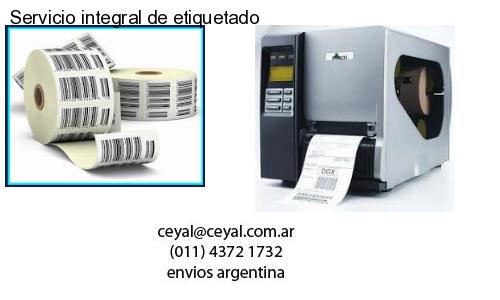 Servicio integral de etiquetado