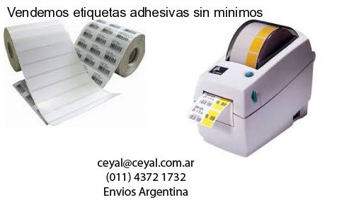 Vendemos etiquetas adhesivas sin minimos