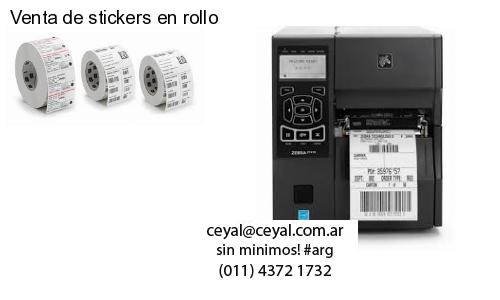 Venta de stickers en rollo