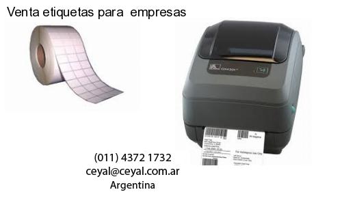 Venta etiquetas para  empresas