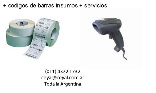   codigos de barras insumos   servicios