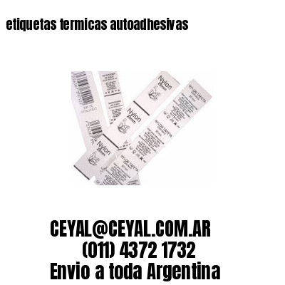 etiquetas termicas autoadhesivas