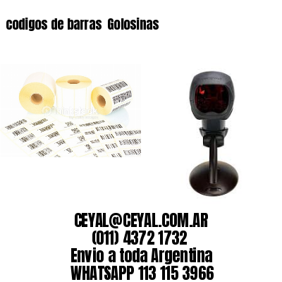 codigos de barras  Golosinas